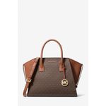 Fashion, accesorii si bijuterii - Femei - Accesorii femei - Genti si rucsacuri femei - Geanta dama mare Avril Signature 35F4G4VS3B 43 x 23.4 x 18 cm Maro - Infinity.ro