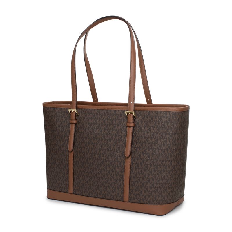 Fashion, accesorii si bijuterii - Femei - Accesorii femei - Genti si rucsacuri femei - Geanta dama Michael Kors Jet Set 35T0GTVT3V Maro 43 x 29 x 16.4 cm - Infinity.ro