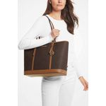 Fashion, accesorii si bijuterii - Femei - Accesorii femei - Genti si rucsacuri femei - Geanta dama Michael Kors Jet Set 35T0GTVT3V Maro 43 x 29 x 16.4 cm - Infinity.ro