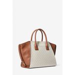 Fashion, accesorii si bijuterii - Femei - Accesorii femei - Genti si rucsacuri femei - Geanta dama mare Avril Signature 35F4G4VS3B 43 x 23.4 x 18 cm Bej - Infinity.ro