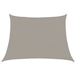 Casa si Gradina - Gradina si terasa - Umbrele si pavilioane - Umbrele - Panza parasolar, gri deschis, 4/5x3 m, HDPE, 160 g/m², trapez - Infinity.ro