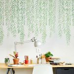 Casa si Gradina - Decoratiuni - DIY - Sabloane decorative pereti - Set de 2 Sabloane Perete vopsire, tencuiala „Salcie” dimensiune 770x485 mm grosime 0,7mm ozon model MXSP7369 - Infinity.ro