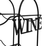 Casa si Gradina - Bucatarie si vesela - Accesorii bar - Suporturi bauturi - Suport Sticle Vin, din Metal Negru – 6 Sticle | Excellent Houseware - Infinity.ro