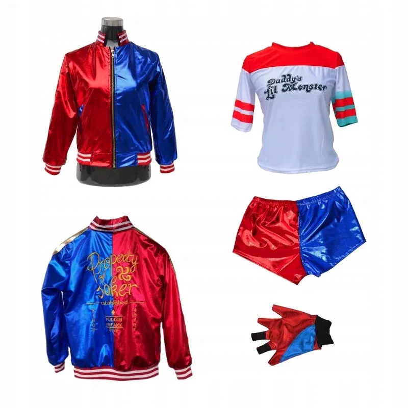 Casa si Gradina - Decoratiuni - Decoratiuni petrecere - Masti si costume carnaval - Costum pentru femei, HARLEY QUINN, Gonga® Rosu M - Infinity.ro