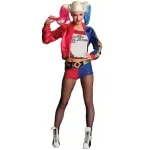 Casa si Gradina - Decoratiuni - Decoratiuni petrecere - Masti si costume carnaval - Costum pentru femei, HARLEY QUINN, Gonga® Rosu M - Infinity.ro