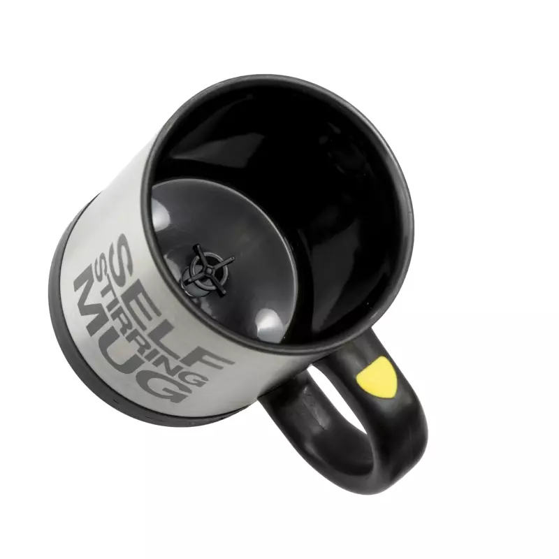 Casa si Gradina - Bucatarie si vesela - Cani si pahare - Cani si cesti - Cana termica inteligenta cu amestecare automata, plastic, Gonga® Argintiu - Infinity.ro