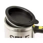 Casa si Gradina - Bucatarie si vesela - Cani si pahare - Cani si cesti - Cana termica inteligenta cu amestecare automata, plastic, Gonga® Argintiu - Infinity.ro