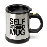 Casa si Gradina - Bucatarie si vesela - Cani si pahare - Cani si cesti - Cana termica inteligenta cu amestecare automata, plastic, Gonga® Argintiu - Infinity.ro