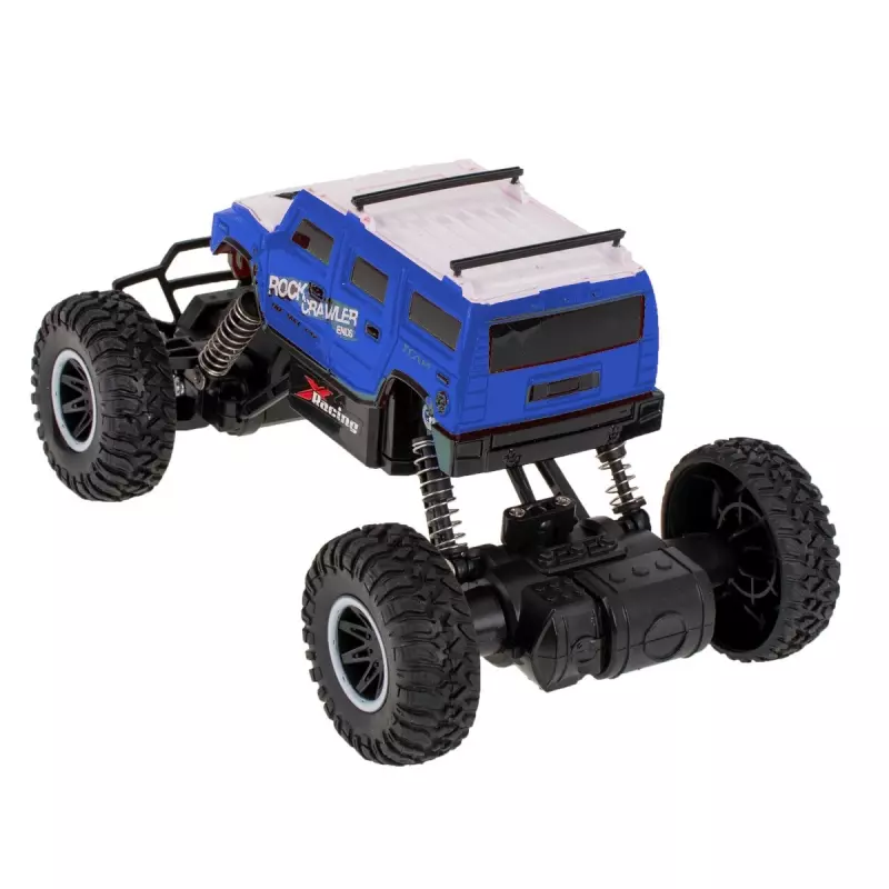 Jucarii, Copii si Bebe - Jucarii si jocuri - Vehicule si jucarii cu telecomanda - Masinute - Masina de jucarie cu telecomanda Off-Road Crawler 1:20, Gonga® Albastru - Infinity.ro