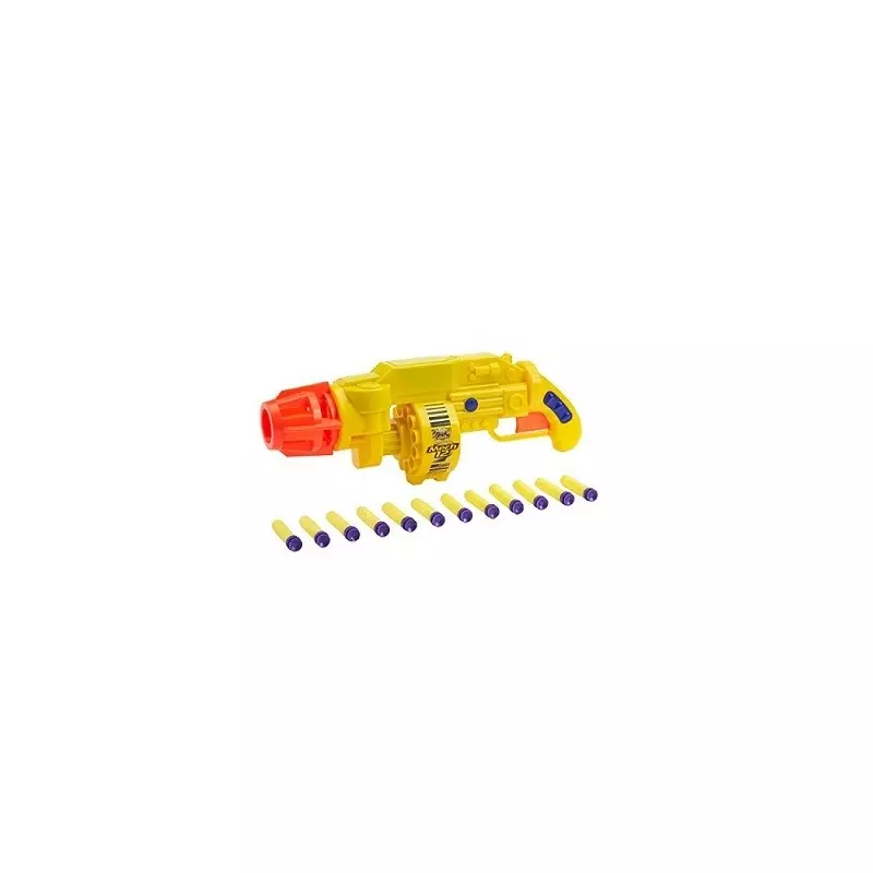 Jucarii, Copii si Bebe - Jucarii si jocuri - Jucarii de rol - Arme de jucarie - Blaster BuzzBee Toys Tommy 12 automat Galben - Infinity.ro