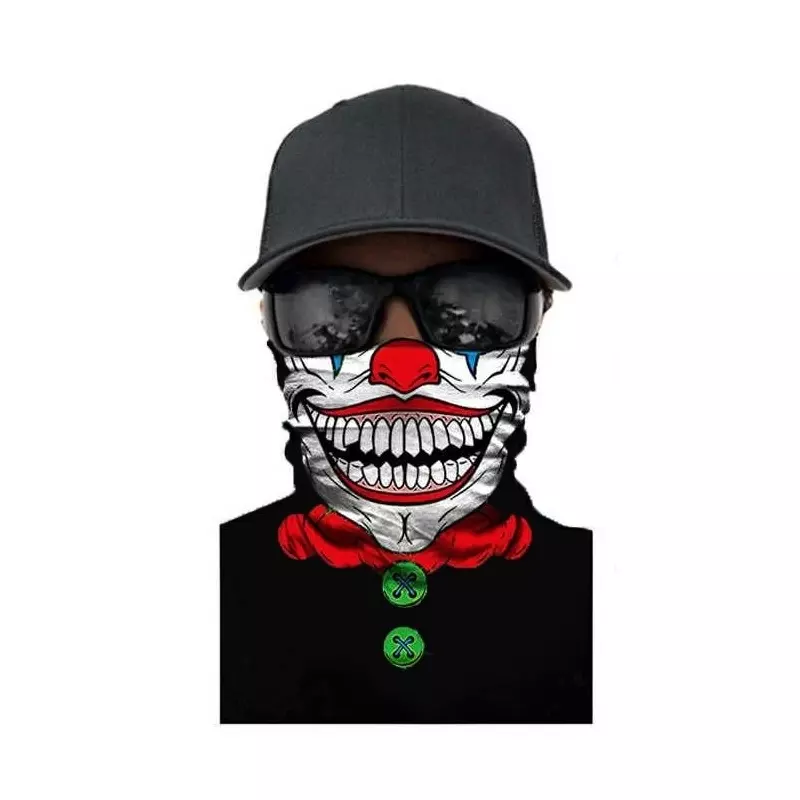 Auto si Moto - Moto - Echipamente protectie moto - Accesorii protectie moto - Masca bandana Joker, din neopren,Gonga® Negru - Infinity.ro