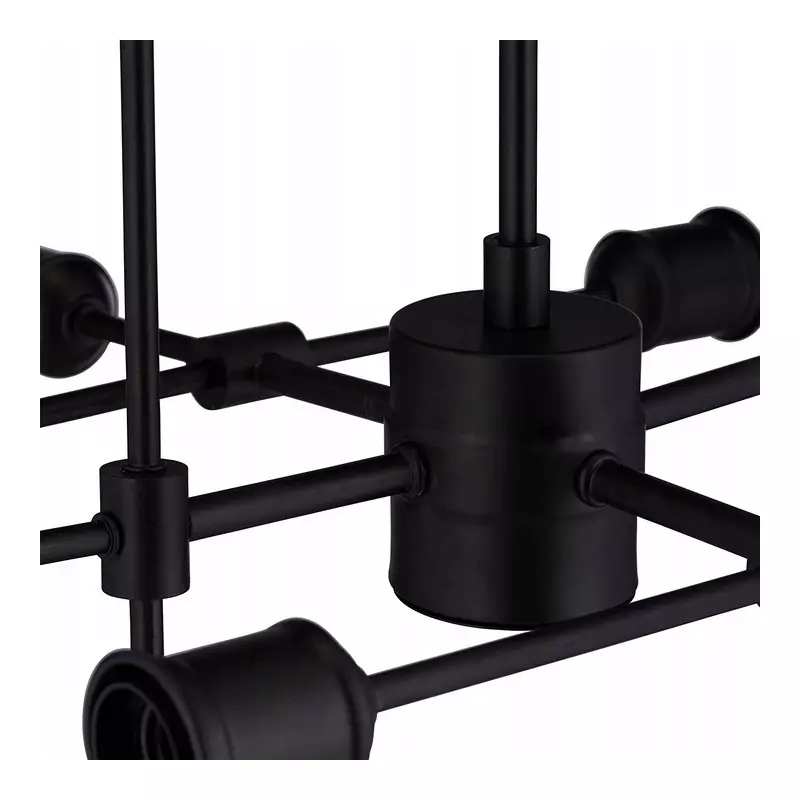 Casa si Gradina - Corpuri si surse de iluminat - Lustre si pendule - Lustra LOFT SPUTNIK, cu 12 pendule, Gonga® Negru - Infinity.ro