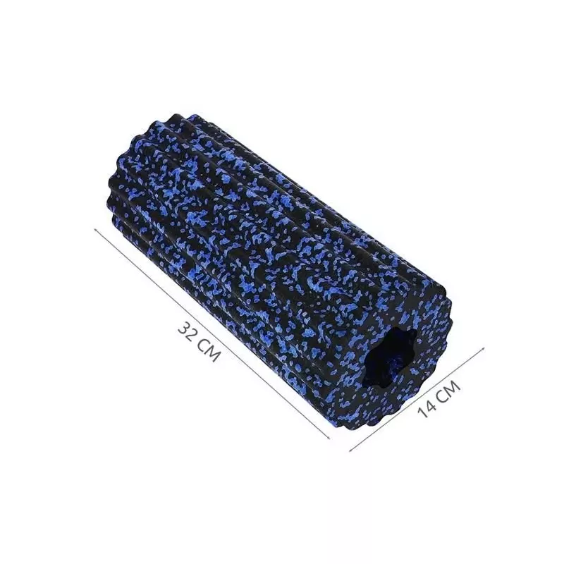 Sport si Outdoor - Accesorii si echipamente sportive - Yoga - Rola din spuma pentru yoga si exercitii fizice, Gonga® Albastru/Negru - Infinity.ro