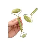 Ingrijire personala si Cosmetice - Ingrijire personala - Ingrijire ten - Masti pentru ten si gomaje - Rola dubla din jad pentru masaj facial si corporal,Gonga® Verde - Infinity.ro