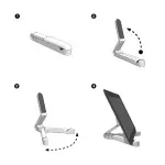 Laptop, Telefoane si Tablete - Tablete si accesorii tablete - Accesorii Tablete - Alte accesorii tablete - Suport universal pentru tableta cu dimensiuni intre 7-10 inch, 18.4 x 2.3 cm,Gonga® Negru - Infinity.ro