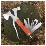 Sport si Outdoor - Camping - Cutite, bricege si accesorii - Unelte multifunctionale - Topor tip briceag multifunctional pentru camping cu diferite ustensile,Gonga® - Infinity.ro