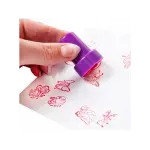 Carti si Birotica - Birotica - Accesorii de birou - Stampile - Set 60 bucati Stampile cu modele animalute, pentru copii, Gonga® Multicolor - Infinity.ro