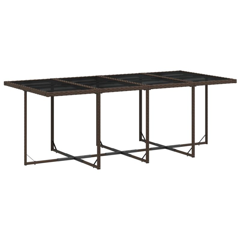 Casa si Gradina - Gradina si terasa - Mobilier exterior - Seturi mobila gradina - Set mobilier de gradina, 13 piese, maro, cu perne, poliratan - Infinity.ro