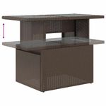 Casa si Gradina - Gradina si terasa - Mobilier exterior - Seturi mobila gradina - Set mobilier gradina perne 6 piese negru poliratan/lemn acacia - Infinity.ro