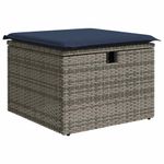 Casa si Gradina - Gradina si terasa - Mobilier exterior - Seturi mobila gradina - Set mobilier gradina cu perne, 6 piese, gri, poliratan - Infinity.ro
