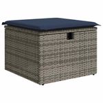 Casa si Gradina - Gradina si terasa - Mobilier exterior - Seturi mobila gradina - Set canapele de gradina, 7 piese, cu perne, gri, poliratan - Infinity.ro