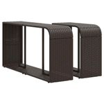 Casa si Gradina - Gradina si terasa - Mobilier exterior - Seturi mobila gradina - Set canapele de gradina cu perne, 11 piese, maro, poliratan - Infinity.ro
