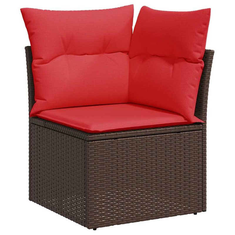 Casa si Gradina - Gradina si terasa - Mobilier exterior - Seturi mobila gradina - Set canapele de gradina cu perne, 8 piese, maro, poliratan - Infinity.ro