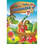 Carti si Birotica - Carti - Carti pentru copii - Carti interactive - Lipim Si Coloram Legumele - Infinity.ro