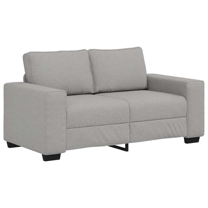 Casa si Gradina - Mobilier - Seturi de mobilier - Seturi living - Set de canapele cu perne, 2 piese, gri nor, textil - Infinity.ro