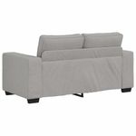 Casa si Gradina - Mobilier - Seturi de mobilier - Seturi living - Set de canapele cu perne, 2 piese, gri nor, textil - Infinity.ro