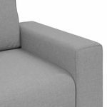 Casa si Gradina - Mobilier - Seturi de mobilier - Seturi living - Set de canapele cu perne, 2 piese, gri nor, textil - Infinity.ro