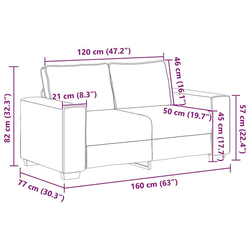 Casa si Gradina - Mobilier - Seturi de mobilier - Seturi living - Set de canapele cu perne, 2 piese, gri nor, textil - Infinity.ro