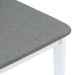 Casa si Gradina - Mobilier - Scaune si fotolii - Scaune - Scaune de sufragerie cu perne 2 buc cauciuc din lemn masiv alb - Infinity.ro