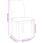 Casa si Gradina - Mobilier - Scaune si fotolii - Scaune - Scaune de sufragerie cu perne 2 buc cauciuc din lemn masiv alb - Infinity.ro