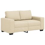 Casa si Gradina - Mobilier - Seturi de mobilier - Seturi living - Set de canapele cu perne, 3 piese, crem, textil - Infinity.ro