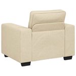 Casa si Gradina - Mobilier - Seturi de mobilier - Seturi living - Set de canapele cu perne, 3 piese, crem, textil - Infinity.ro