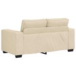 Casa si Gradina - Mobilier - Seturi de mobilier - Seturi living - Set de canapele cu perne, 3 piese, crem, textil - Infinity.ro