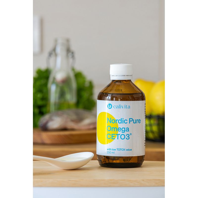 Ingrijire personala si Cosmetice - Sanatate si wellness - Suplimente alimentare - Alte suplimente alimentare - Nordic Pure Omega CETO3 Ulei de Peşte Premium cu Omega-3 şi Omega-11 (250 ml) - Calivita - Infinity.ro