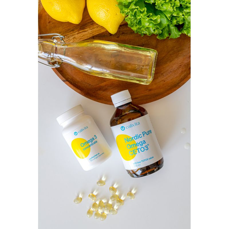 Ingrijire personala si Cosmetice - Sanatate si wellness - Suplimente alimentare - Alte suplimente alimentare - Nordic Pure Omega CETO3 Ulei de Peşte Premium cu Omega-3 şi Omega-11 (250 ml) - Calivita - Infinity.ro