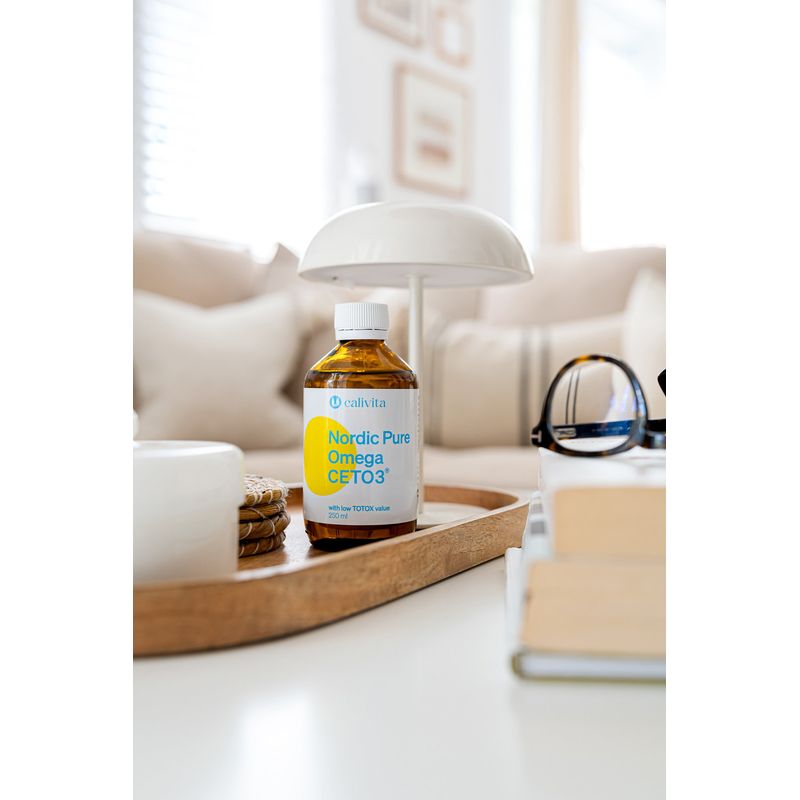 Ingrijire personala si Cosmetice - Sanatate si wellness - Suplimente alimentare - Alte suplimente alimentare - Nordic Pure Omega CETO3 Ulei de Peşte Premium cu Omega-3 şi Omega-11 (250 ml) - Calivita - Infinity.ro