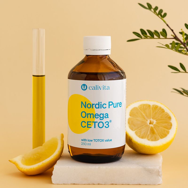 Ingrijire personala si Cosmetice - Sanatate si wellness - Suplimente alimentare - Alte suplimente alimentare - Nordic Pure Omega CETO3 Ulei de Peşte Premium cu Omega-3 şi Omega-11 (250 ml) - Calivita - Infinity.ro