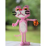 Jucarii, Copii si Bebe - Jucarii si jocuri - Jocuri si puzzle - Puzzle - Set constructie Pantera Roz din micro caramizi, 820 piese, 511CUB - Infinity.ro