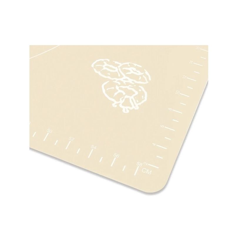 Casa si Gradina - Bucatarie si vesela - Ustensile bucatarie - Forme prajituri - Covoras pentru aluat din silicon, foaie antiaderenta, 60x80 cm, Bej, 559COF - Infinity.ro