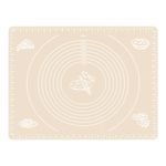 Casa si Gradina - Bucatarie si vesela - Ustensile bucatarie - Forme prajituri - Covoras pentru aluat din silicon, foaie antiaderenta, 60x80 cm, Bej, 559COF - Infinity.ro