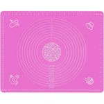 Casa si Gradina - Bucatarie si vesela - Ustensile bucatarie - Forme prajituri - Covoras pentru aluat din silicon, foaie antiaderenta, 60x80 cm, Mov, 558COF - Infinity.ro