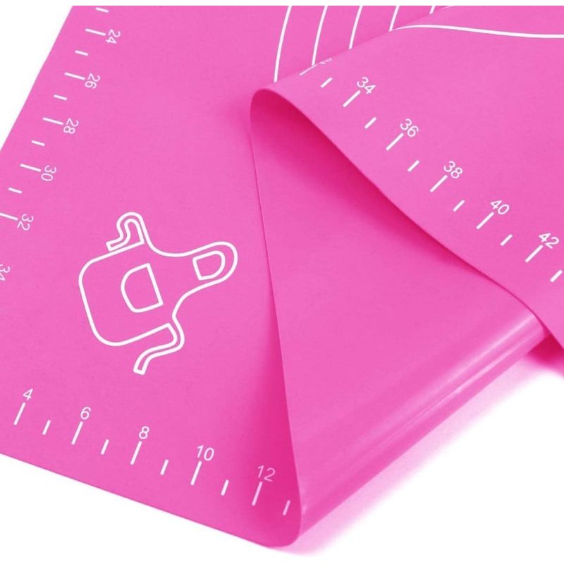 Casa si Gradina - Bucatarie si vesela - Ustensile bucatarie - Forme prajituri - Covoras pentru aluat din silicon, foaie antiaderenta, 60x80 cm, Mov, 558COF - Infinity.ro