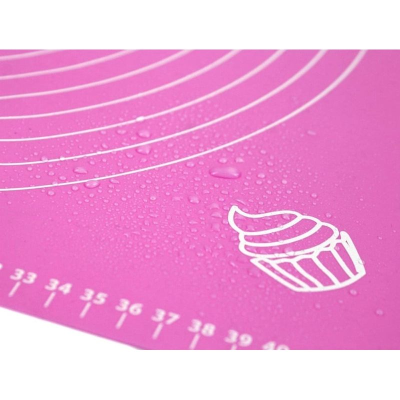 Casa si Gradina - Bucatarie si vesela - Ustensile bucatarie - Forme prajituri - Covoras pentru aluat din silicon, foaie antiaderenta, 60x80 cm, Mov, 558COF - Infinity.ro