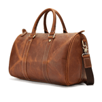 Sport si Outdoor - Articole de voiaj - Genti voiaj - Geanta din piele naturala, Meta, coffee - Infinity.ro