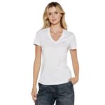 Fashion, accesorii si bijuterii - Femei - Imbracaminte femei - Tricouri si topuri femei - Tricou Dama Armani Exchange 6DYT37 Alb S INTL - Infinity.ro