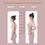 Ingrijire personala si Cosmetice - Sanatate si wellness - Aparate medicale - Suporturi ortopedice si orteze - Dispozitiv corectare postura, indreptare spate si coloana de tip bastoane yoga cu design retractabil adulti si copii, albastru - Infinity.ro
